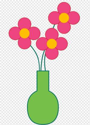Раскраска ваза с цветами для детей #21 #231216
