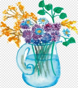 Раскраска ваза с цветами для детей #28 #231223