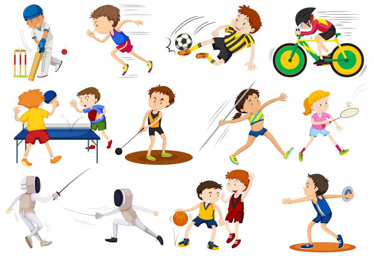 картинки спортивные виды спорта для детей