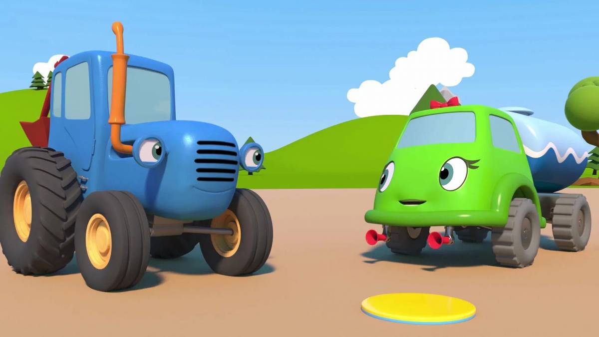 Видео синий трактор #30