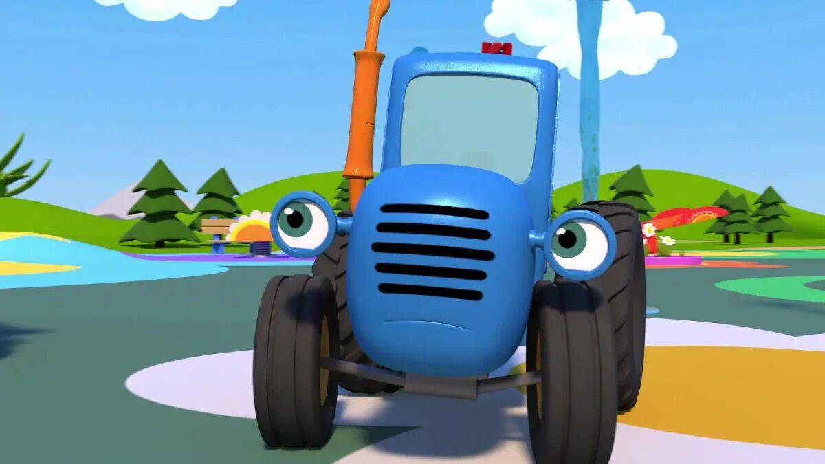 Видео синий трактор #38