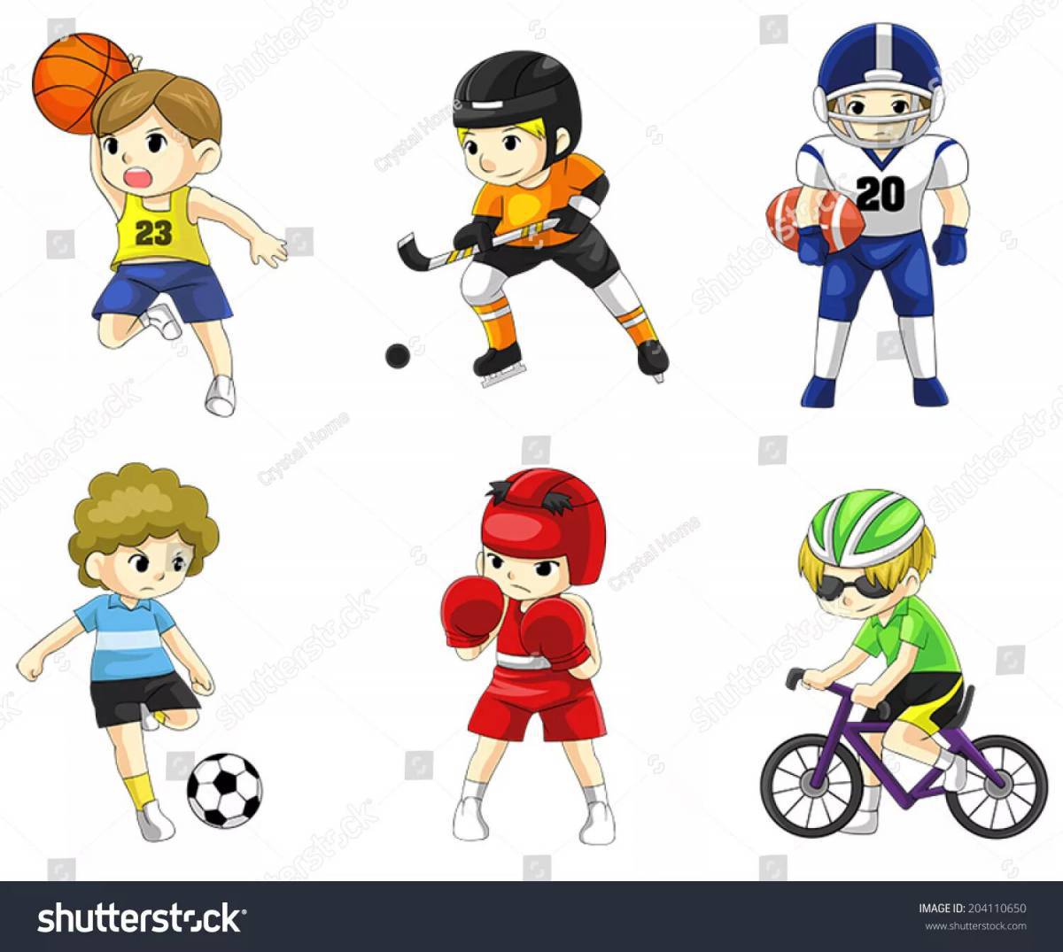 Виды спорта для детей 6 7 лет #23