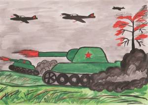 Раскраска великая отечественная война для детей #34 #233276