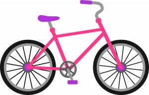 Раскраска велосипед картинка для детей #1 #233359