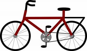 Раскраска велосипед картинка для детей #3 #233361