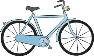 Раскраска велосипед картинка для детей #5 #233363