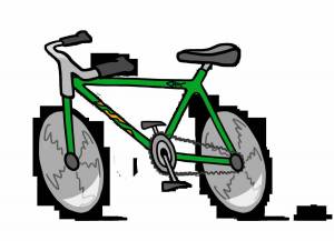 Раскраска велосипед картинка для детей #19 #233377