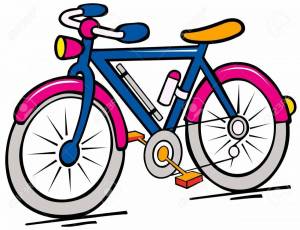 Раскраска велосипед картинка для детей #23 #233381
