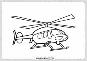 Раскраска вертолет для детей 3 4 лет #7 #233940