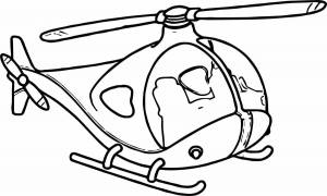 Раскраска вертолет для детей 3 4 лет #30 #233963