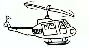 Раскраска вертолет для детей 6 7 лет #12 #233981