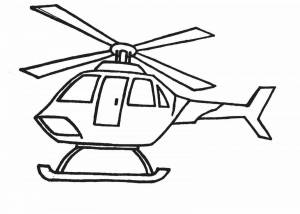 Раскраска вертолет для детей 6 7 лет #21 #233990