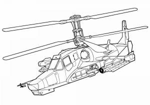 Раскраска вертолет для детей 6 7 лет #35 #234004