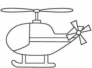 Раскраска вертолет для мальчиков #7 #234015