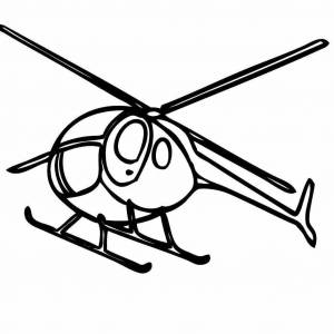 Раскраска вертолет для мальчиков #25 #234033