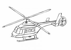 Раскраска вертолет для мальчиков #26 #234034