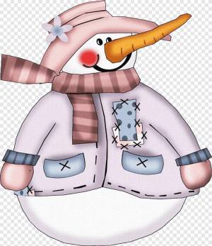 Раскраска веселый снеговик #15 #234351