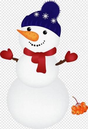 Раскраска веселый снеговик #16 #234352