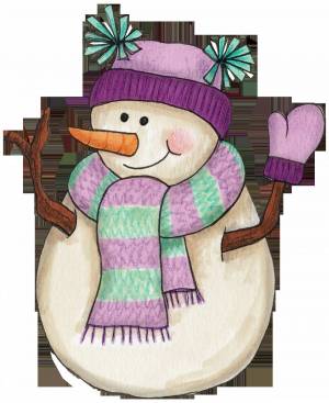 Раскраска веселый снеговик #25 #234361