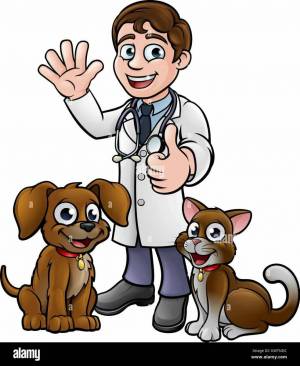 Раскраска ветеринар для детей #23 #234613