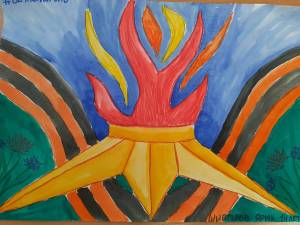 Раскраска вечный огонь для детей 5 6 лет #3 #234953