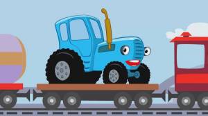 Раскраска видео синий трактор #24 #235402