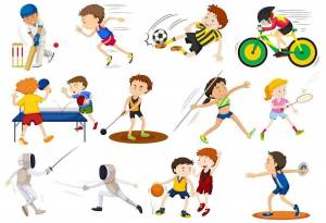 Раскраска виды спорта для детей 5 6 лет #6 #235608