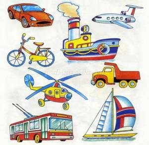 Раскраска виды транспорта для детей #11 #235769