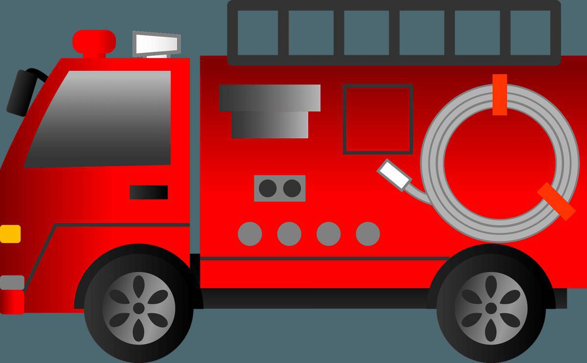 Пожарная машина для детей #10