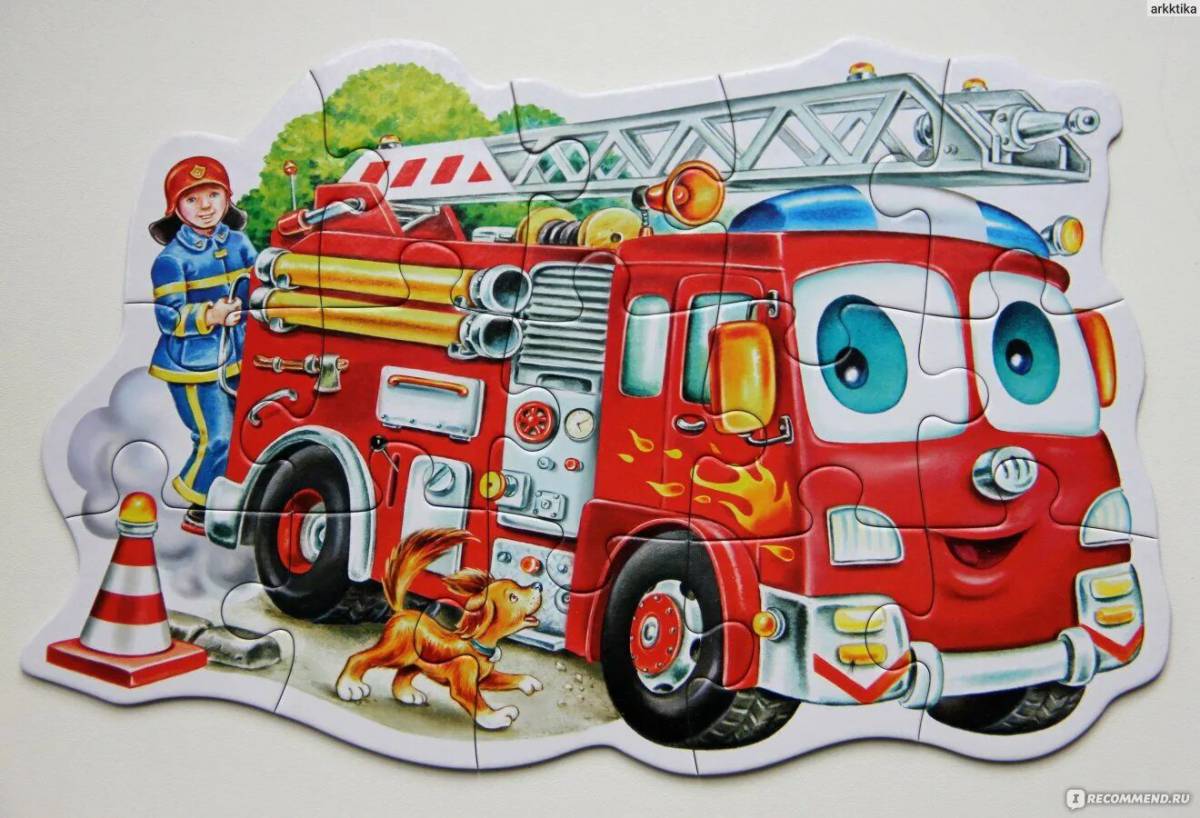 Пожарная машина для детей #11