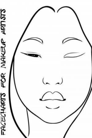 Раскраска лицо для макияжа #15 #20043