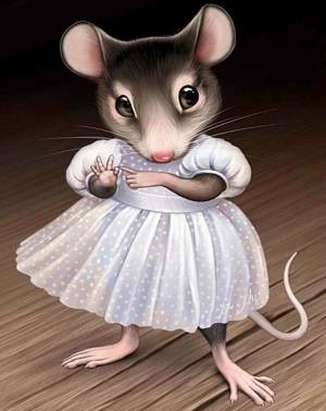 Раскраска мышь #4 #21515