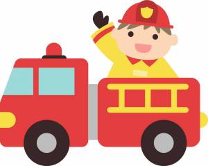 Раскраска пожарная машина для детей #21 #22715