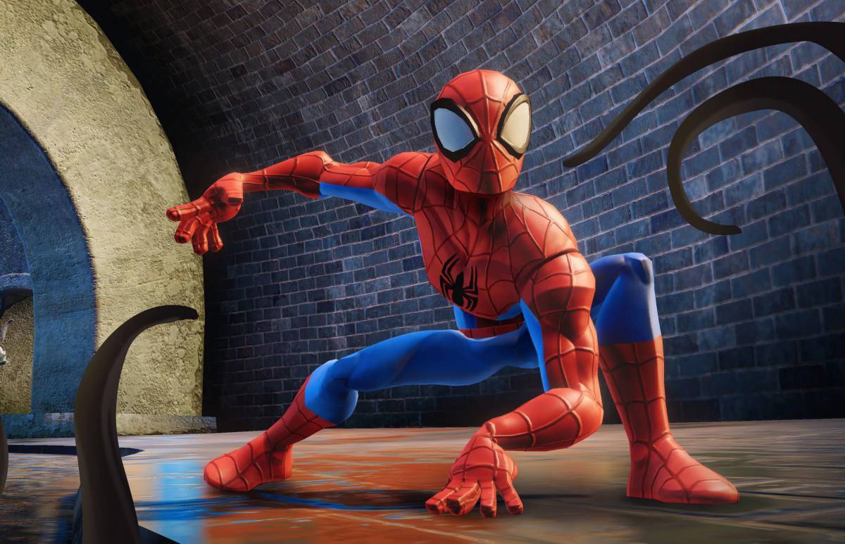 Включи нового паука. Дисней Инфинити 2.0 человек паук. Disney Infinity Spider man.