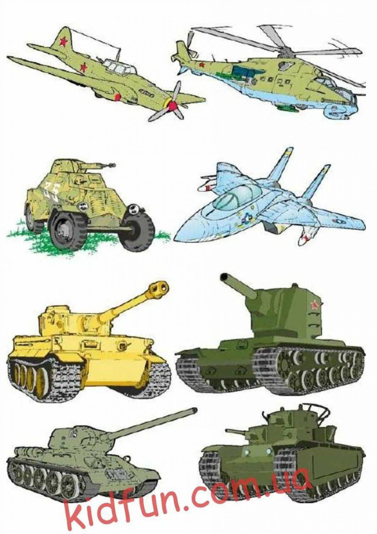 Картинки Военная техника для детей 3 4 лет (39 шт.) - #11035