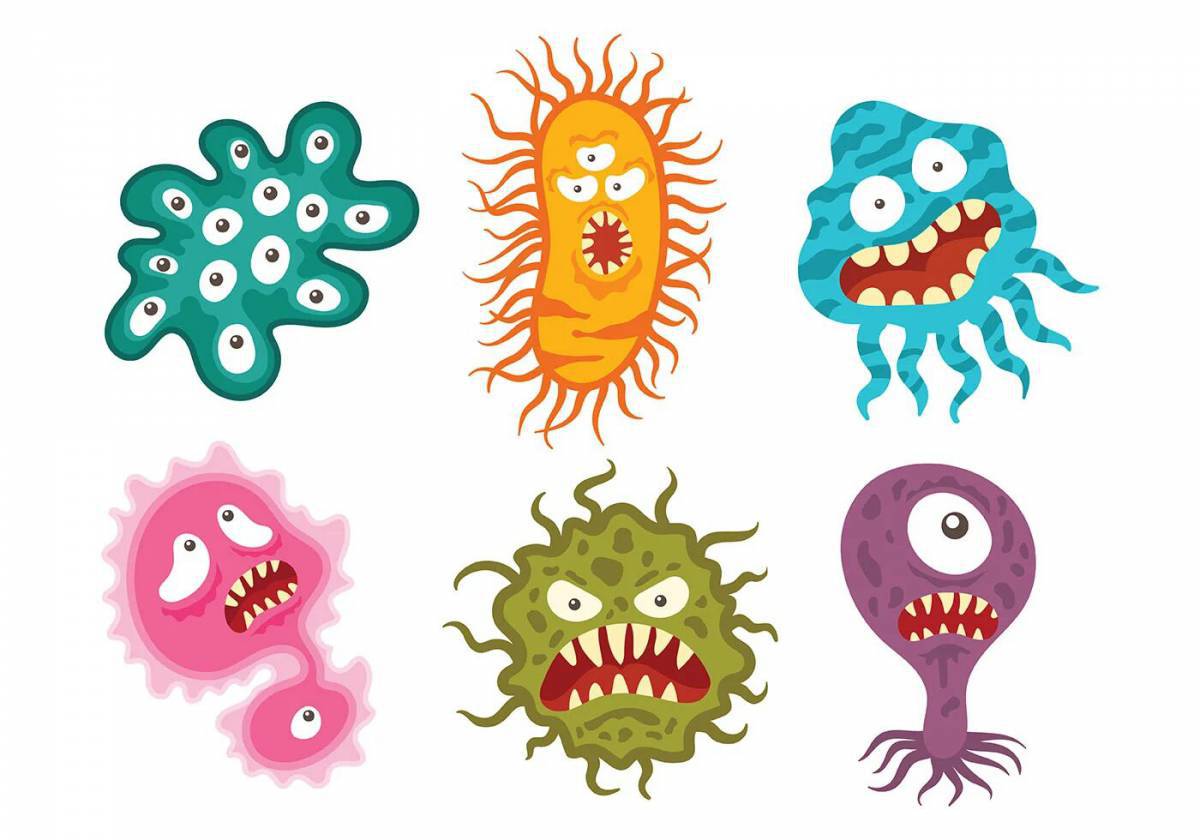 Вирусы и микробы для детей #1