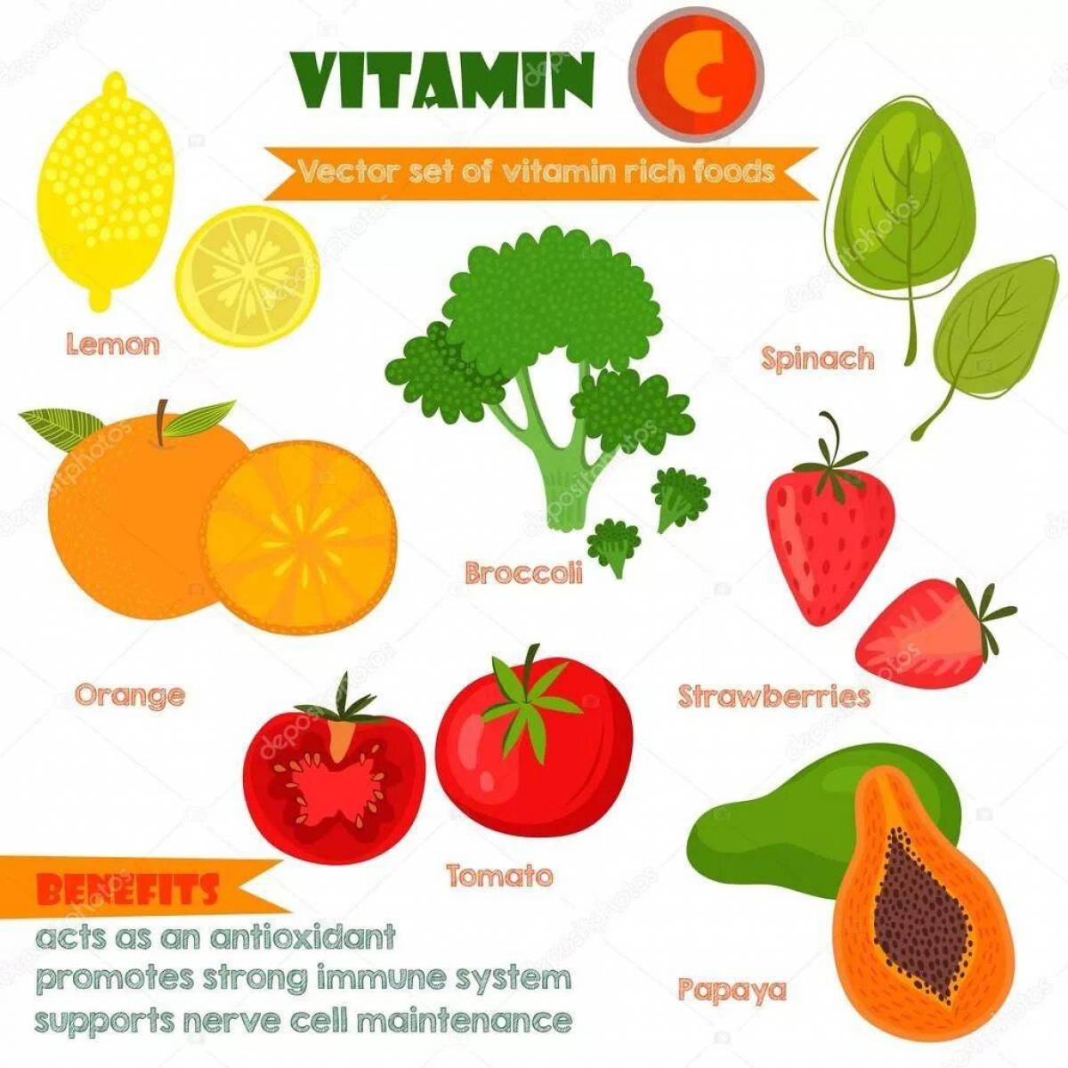 Витамины для детей в овощах и фруктах #30