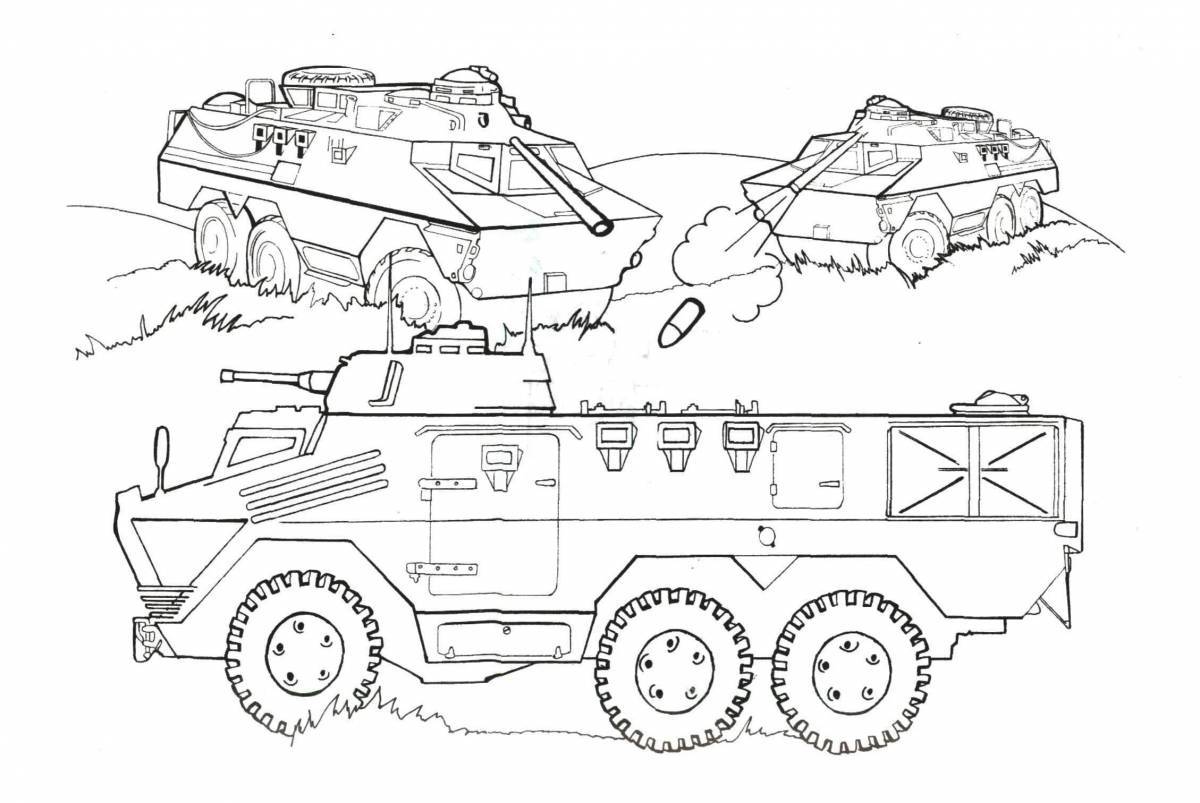 Военные машины для мальчиков #1