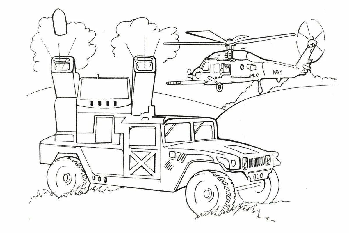 Военные машины для мальчиков #24