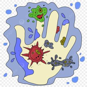 Раскраска вирусы и микробы для детей #7 #237022