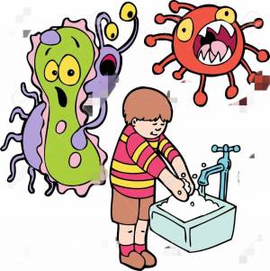 Раскраска вирусы и микробы для детей #11 #237026