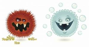 Раскраска вирусы и микробы для детей #14 #237029