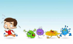 Раскраска вирусы и микробы для детей #19 #237034