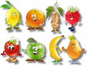 Раскраска витамины для детей в овощах и фруктах #22 #237193