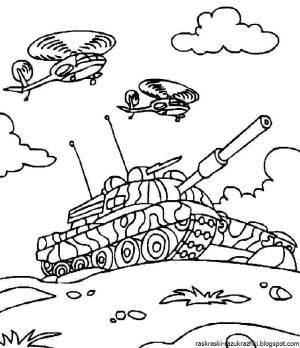 Раскраска военная тематика для детей 6 7 лет #14 #239472