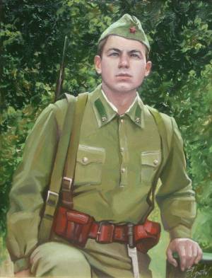 Раскраска военного портрет #5 #239617