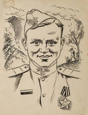 Раскраска военного портрет #9 #239621