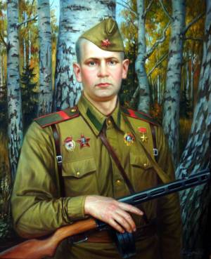 Раскраска военного портрет #12 #239624