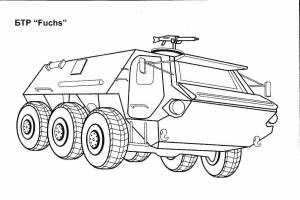 Раскраска военной техники для мальчиков 5 6 лет #4 #239693