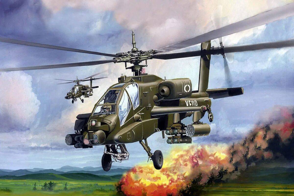 Военный вертолет для детей #27